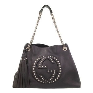 Gucci Soho Chain Tote pebbled leather Shoulder Bag